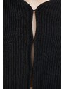 Kardigan Calvin Klein dámský, černá barva, lehký