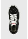 Dětské tenisky Vans UY SK8 Hi BLACK/TRUE WHIT černá barva