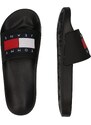 Tommy Jeans Pantofle 'Essential' námořnická modř / červená / černá / bílá