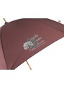 Perletti Dámský holový deštník ekologický jednobarevný, 2 barvy