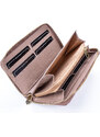 Jennifer Jones Dámská kožená peněženka s poutkem béžová 5295-11