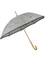 Perletti Dámský holový deštník ekologický RAMAGE, listový vzor