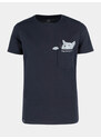 Volcano Kids's Regular Silhouette T-Shirt T-Cat Junior G02370-W22 Navy Blue