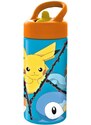 Stor Sportovní láhev na pití Pokémon s brčkem - 410 ml