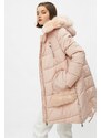 Koton Women's Pink Coat