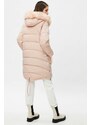 Koton Women's Pink Coat