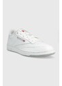 Kožené sneakers boty Reebok Classic Club C bílá barva, FZ6011-WH/WH/PG3