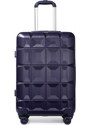 KONO Cestovní kufr - malý ABS plastový tmavomodrý