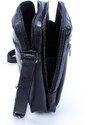Nordee Pánská kožená taška přes rameno černá HN1552