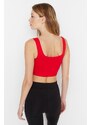 Trendyol Red Seamless/Seamless Support/Shaping Knitted Sports Bra