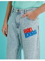 Koton Wide Leg Printed Jeans