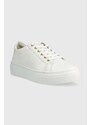 Kožené sneakers boty Vagabond Shoemakers ZOE PLATFORM bílá barva, 5327.501.01