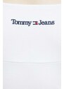 Šaty Tommy Jeans bílá barva, mini