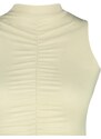 Trendyol Stone Shirring Detail, Flexible Knitted Body with Snap fastener