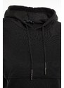 Trendyol Black Hoodie and Knitted Tracksuit Set