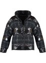 Trendyol Black Tweed Detailed Glossy Oversize Puffy Coat