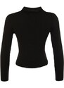 Trendyol Black Basic Knitwear Cardigan
