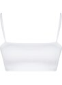 Trendyol White Medium Support/Shaping Knitted Sports Bra