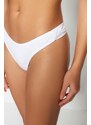 Trendyol Black-White-Lilac 3 Pack Cotton Thong Knitted Panties