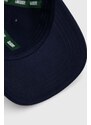 Bavlněná baseballová čepice Lacoste tmavomodrá barva, s aplikací, RK0491-031
