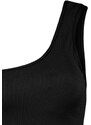 Trendyol Black Seamless/Seamless Supported/Shaping Single Shoulder Knitted Sports Bra