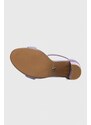 Kožené sandály Steve Madden Carrson fialová barva, SM11000008