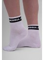NEBBIA - Ponožky na sport střední délka UNISEX 129 (white)