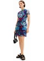 Dámské šaty DESIGUAL EXETER-LACROIX 5036 BLUE