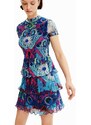 Dámské šaty DESIGUAL EXETER-LACROIX 5036 BLUE