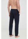 Bavlněné kalhoty Tommy Hilfiger tmavomodrá barva