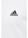 Bavlněné tričko adidas bílá barva, IC9336
