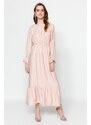 Trendyol Light Pink Evening Dress With Sequins