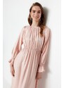 Trendyol Light Pink Evening Dress With Sequins