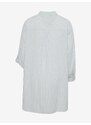 Modro-bílá dámská dlouhá pruhovaná košile Fransa - Dámské