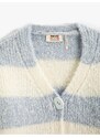 Koton Soft Textured Cardigan with Buttons V-Neck