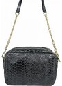 Luxusní italská kabelka z pravé kůže VERA "Troemia" 14.5x21cm