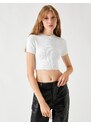 Koton Crop Knitwear Sweater Short Sleeve