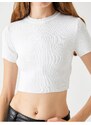 Koton Crop Knitwear Sweater Short Sleeve