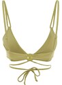 Trendyol Green Triangle Příslušenství Bikiny Top