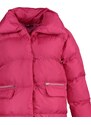 Trendyol Fuchsia Oversize Zipper Detail Puffer Coat