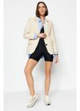 Trendyol Stone Regular Lined Woven Blazer Jacket