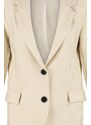 Trendyol Stone Regular Lined Woven Blazer Jacket