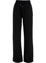 Trendyol Black Wide Leg Thin Knitted Sports Sweatpants