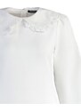 Trendyol White Baby Collar Woven Cotton Tunic