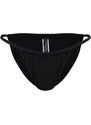 Trendyol Black Tunnel High Leg Bikini Bottom