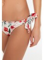 Dámský bikinový top Trendyol Floral Frill