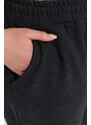 Pletené tepláky Trendyol Curve Anthracite Thin Jogger