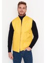Trendyol Pánská žlutá vesta s bomberovým límcem Regular Fit
