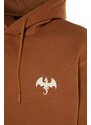 Trendyol Brown Men's Regular/Normal Cut Animal Embroidery Fleece Inside Sweatshirt