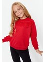 Trendyol Sweatshirt - Red - Regular fit